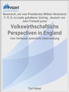 Volkswirthschaftliche Perspectiven in England