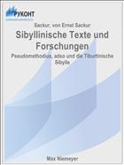 Sibyllinische Texte und Forschungen