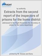 Extracts from the second report of the inspectors of prisons for the home district