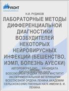 ЛАБОРАТОРНЫЕ МЕТОДЫ ДИФФЕРЕНЦИАЛЬНОЙ ДИАГНОСТИКИ ВОЗБУДИТЕЛЕЙ НЕКОТОРЫХ НЕЙРОВИРУСНЫХ ИНФЕКЦИЙ (БЕШЕНСТВО, ИЭМЛ, БОЛЕЗНЬ АУЕСКИ)