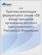 Практика реализации федерального закона «Об общих принципах организации местного самоуправления в Российской Федерации»