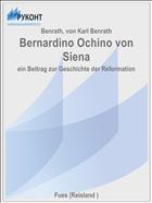 Bernardino Ochino von Siena