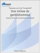 Une nichee de gentilshommes