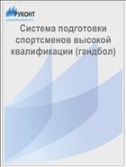 Система подготовки спортсменов высокой квалификации (гандбол)
