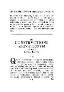 De constructione aequationum