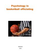 Psychology in basketball officiating: Handbook for basketball referees 