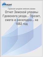 Отчет Земской управы Гдовского уезда... Проэкт, смета и раскладка... на 1882 год