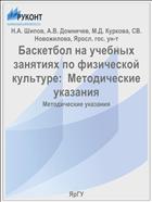 Баскетбол на учебных занятиях по физической культуре