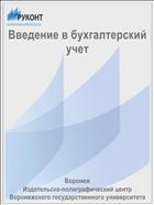 Введение в бухгалтерский учет