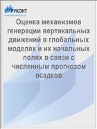 Оценка механизмов генерации вертикальных движений в глобальных моделях и их начальных полях в связи с численным прогнозом осадков