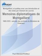 Memoires diplomatiques de Montgaillard