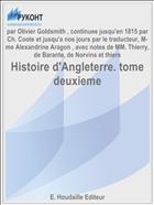 Histoire d'Angleterre. tome deuxieme