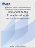 Immanuel Kant's Erkenntnisstheorie