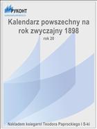 Kalendarz powszechny na rok zwyczajny 1898