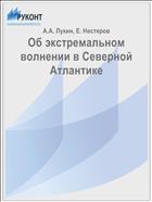 Об экстремальном волнении в Северной Атлантике