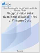 Saggio storico sulla rivoluzione di Napoli, 1799 di Vincenzo Coco