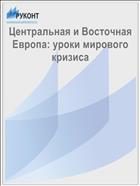 Центральная и Восточная Европа: уроки мирового кризиса