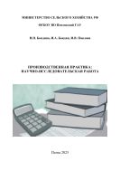 Производственная практика: научно-исследовательская работа