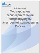 Формирование распределительной инфраструктуры электронной коммерции в России